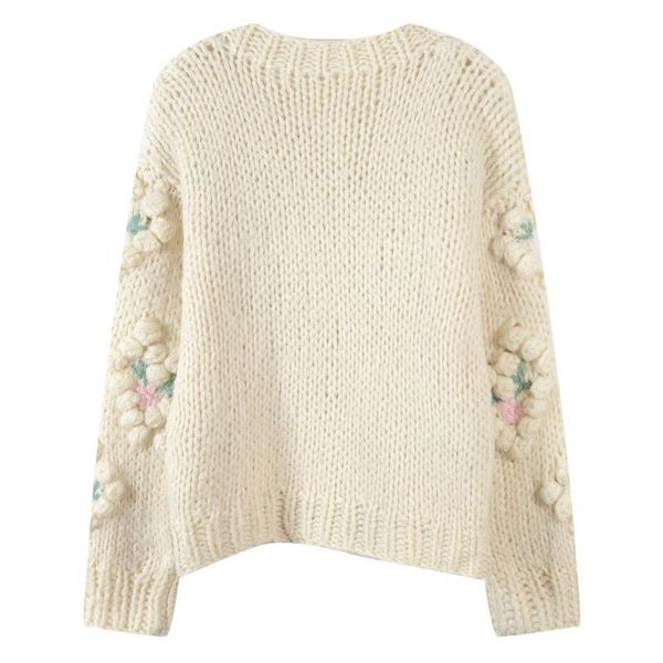 women's jackets winter christmas 3d chain link flower vintage cute sweater coat women loose elegant thick wool cardigan white jqrx, Black;brown
women's jackets winter christmas 3d chain link flower vintage cute sweater coat women loose elegant thick wool cardigan white jqrx, Black;brown