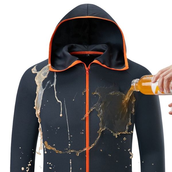 summer jacket men hood lightweight waterproof quick dry cardigan coat thin sun uv protection male casual sunscreen windbreaker 210518, Black;brown
summer jacket men hood lightweight waterproof quick dry cardigan coat thin sun uv protection male casual sunscreen windbreaker 210518, Black;brown