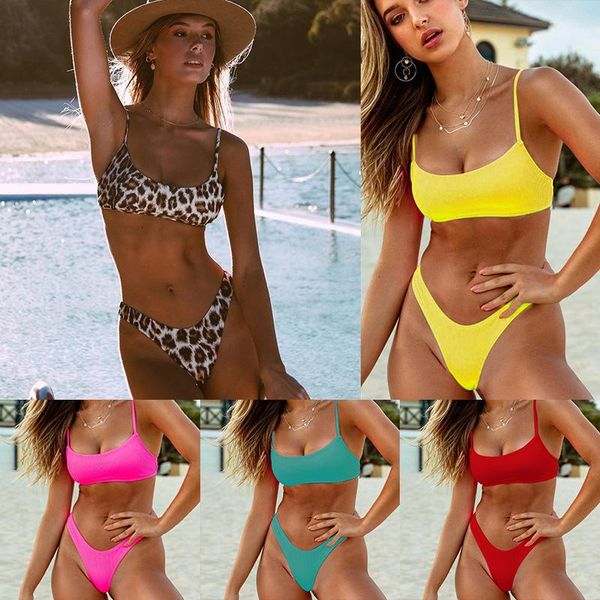 women's swimwear ribbed neon pink bikini set thong bikinis swimsuit women high waisted bathing suit leopard bra plus size string, White;black
women's swimwear ribbed neon pink bikini set thong bikinis swimsuit women high waisted bathing suit leopard bra plus size string, White;black