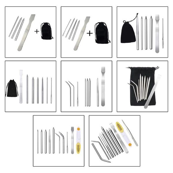 professional hand tool sets flexible portable knotter tools stainless steel lacing needle and smoothing fit for diy craft leather
professional hand tool sets flexible portable knotter tools stainless steel lacing needle and smoothing fit for diy craft leather