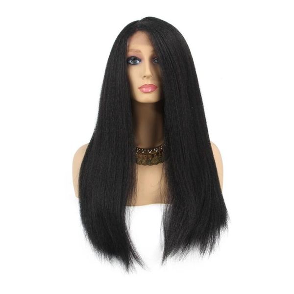 synthetic wigs long kinky straight wig lace front hair heat resistant for party daily use black women
synthetic wigs long kinky straight wig lace front hair heat resistant for party daily use black women