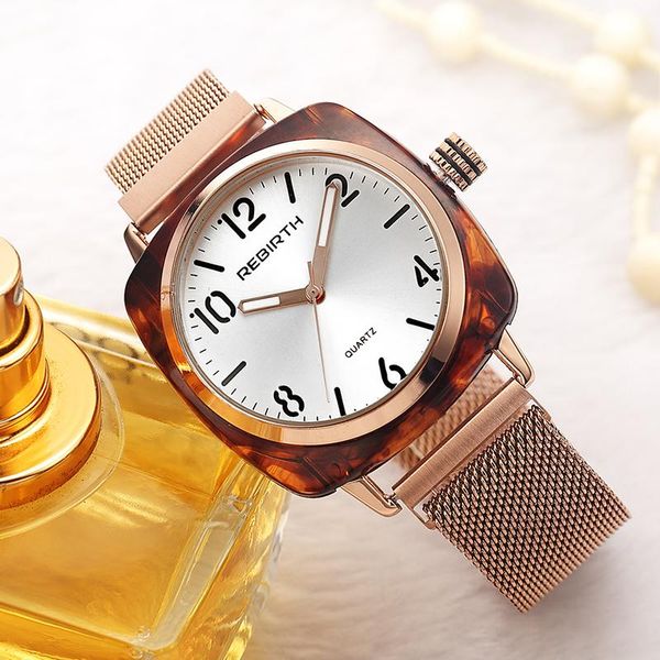 wristwatches rebirth fashion wrist watches quartz women bracelet ladies watch luxury stainless steel wristwatch female gift clock with box, Slivery;brown
wristwatches rebirth fashion wrist watches quartz women bracelet ladies watch luxury stainless steel wristwatch female gift clock with box, Slivery;brown