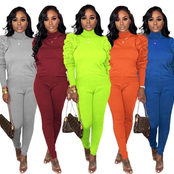 two piece dress autumn winter women's set tracksuit turtleneck full sleeve solid color pants suit casual outfits glw8065, White
two piece dress autumn winter women's set tracksuit turtleneck full sleeve solid color pants suit casual outfits glw8065, White