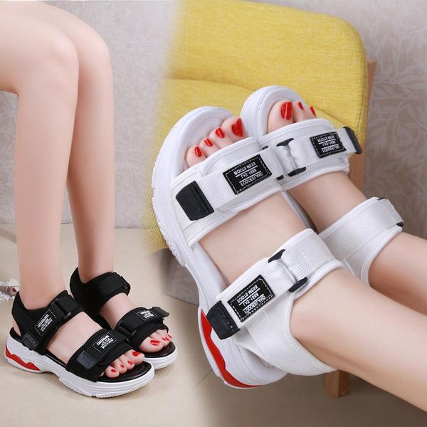 sandals women summer edition student sandal shoes woman platform thick-soled slopes paste muffins casual roman sports zapatos, Black
sandals women summer edition student sandal shoes woman platform thick-soled slopes paste muffins casual roman sports zapatos, Black
