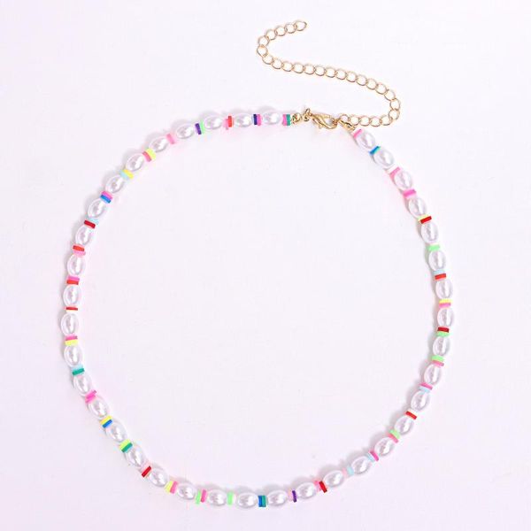 chokers 2021 colorful personality pearl necklace for women fashion short beaded chain necklaces women's party charm choker jewelry, Golden;silver
chokers 2021 colorful personality pearl necklace for women fashion short beaded chain necklaces women's party charm choker jewelry, Golden;silver