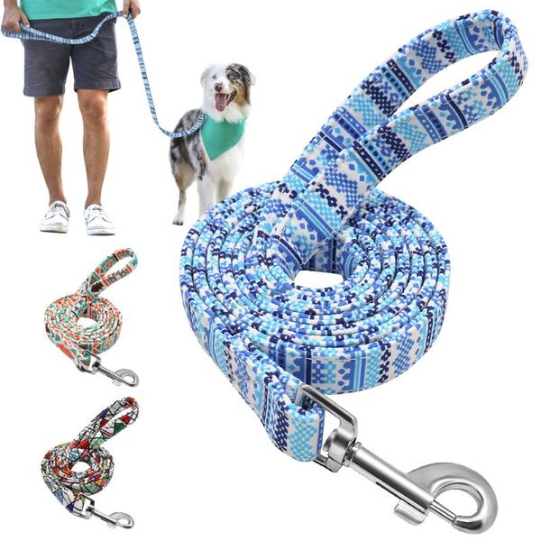 dog collars & leashes 150cm fashion leash lead nylon printed pet puppy walking padded running training rope for small medium dogs
dog collars & leashes 150cm fashion leash lead nylon printed pet puppy walking padded running training rope for small medium dogs
