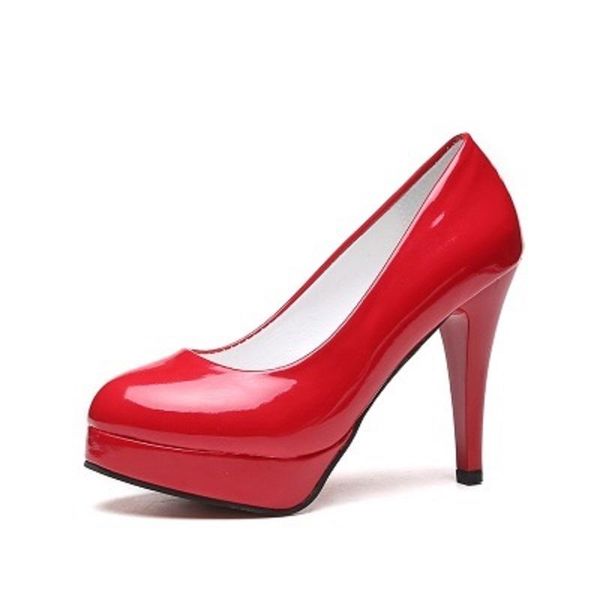 spring female high-heeled wedding shoes office ladies dress round head shoes., Black
spring female high-heeled wedding shoes office ladies dress round head shoes., Black
