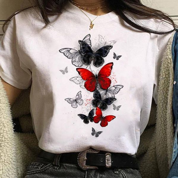 women's t-shirt harajuku women t shirt butterfly print tshirt heart female short sleeve tee laides fashion t-shirts, White
women's t-shirt harajuku women t shirt butterfly print tshirt heart female short sleeve tee laides fashion t-shirts, White