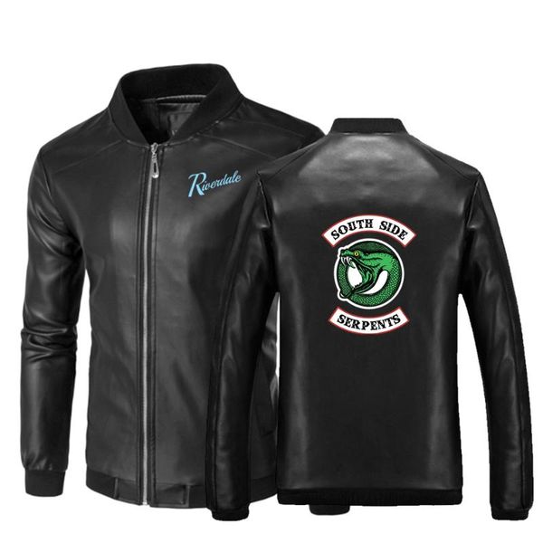 men's jackets riverdale spring and autumn leather jacket korean version of the trend handsome youth motorcycle, Black;brown
men's jackets riverdale spring and autumn leather jacket korean version of the trend handsome youth motorcycle, Black;brown