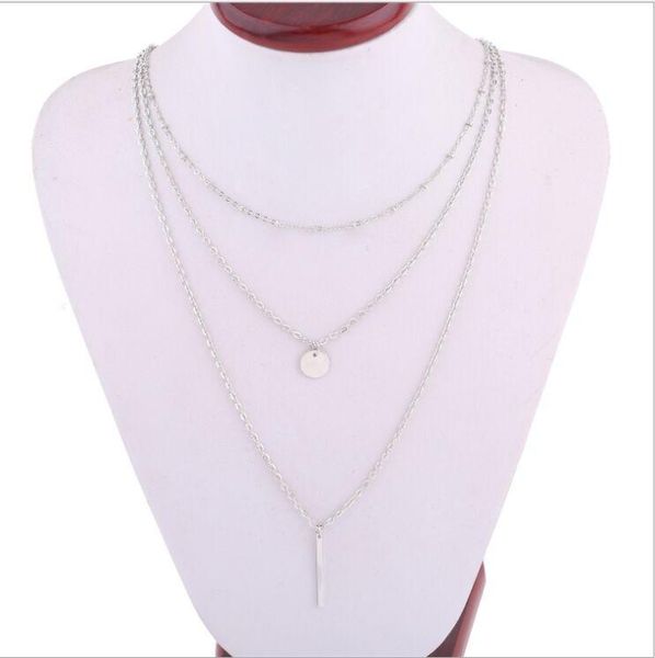 fashion necklaces choker bohemia style gold silver color multi-layer circular pendant necklace round layered women jewelry chains
fashion necklaces choker bohemia style gold silver color multi-layer circular pendant necklace round layered women jewelry chains