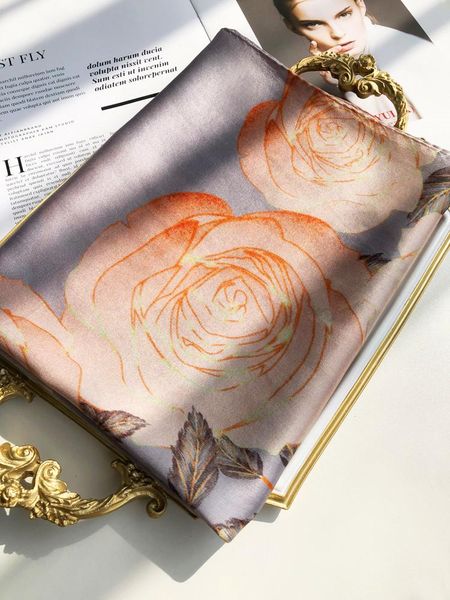 scarves luxury print shawls wraps for ladies 100% pure silk scarf women fashion real natural long foulard femme, Blue;gray
scarves luxury print shawls wraps for ladies 100% pure silk scarf women fashion real natural long foulard femme, Blue;gray
