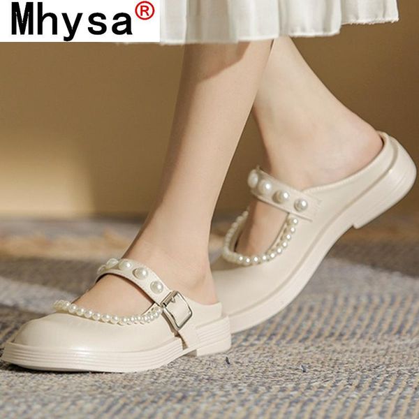 slippers 2021 autumn pu leather fashion women shoes round toe buckle pearl comfortable flat women's casual, Black
slippers 2021 autumn pu leather fashion women shoes round toe buckle pearl comfortable flat women's casual, Black