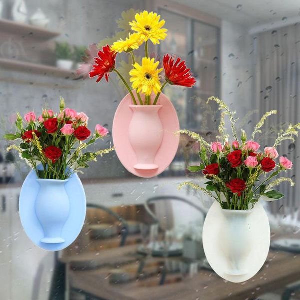 vases silicone self adhesive wall vase for flowers plant bonsai planter sticky removable hanging flower pot home decoration
vases silicone self adhesive wall vase for flowers plant bonsai planter sticky removable hanging flower pot home decoration