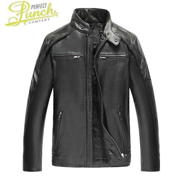 men's leather & faux men for genuine jackets cow jacket spring autumn motocycle plus size 5xl coat 19-801mf710, Black
men's leather & faux men for genuine jackets cow jacket spring autumn motocycle plus size 5xl coat 19-801mf710, Black
