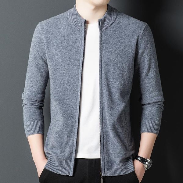 men's sweaters 2021 sweater autumn and winter cashmere cardigan korean fashion business high-end coat, White;black
men's sweaters 2021 sweater autumn and winter cashmere cardigan korean fashion business high-end coat, White;black