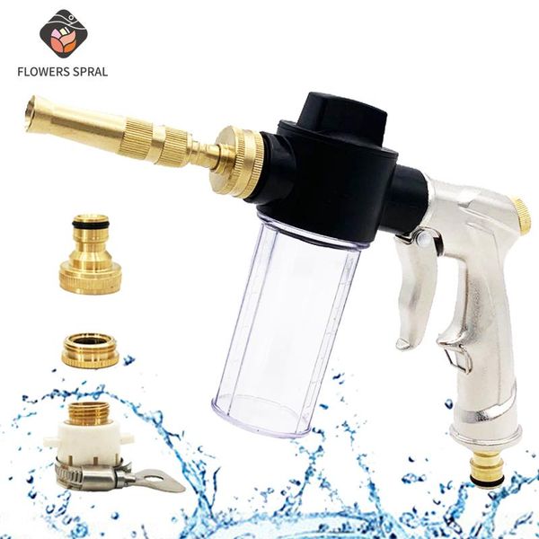 high-pressure water gun nozzle, metal foam car wash, multifunctional household spray, garden hose nozzle watering equipments
high-pressure water gun nozzle, metal foam car wash, multifunctional household spray, garden hose nozzle watering equipments