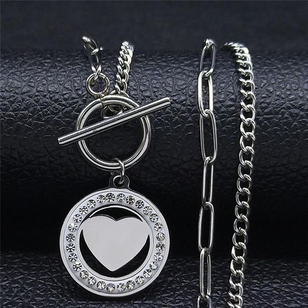 pendant necklaces hip hop stainless steel heart necklace for women silver color small chain jewelry collier acier inoxydable nxhyb214s03
pendant necklaces hip hop stainless steel heart necklace for women silver color small chain jewelry collier acier inoxydable nxhyb214s03