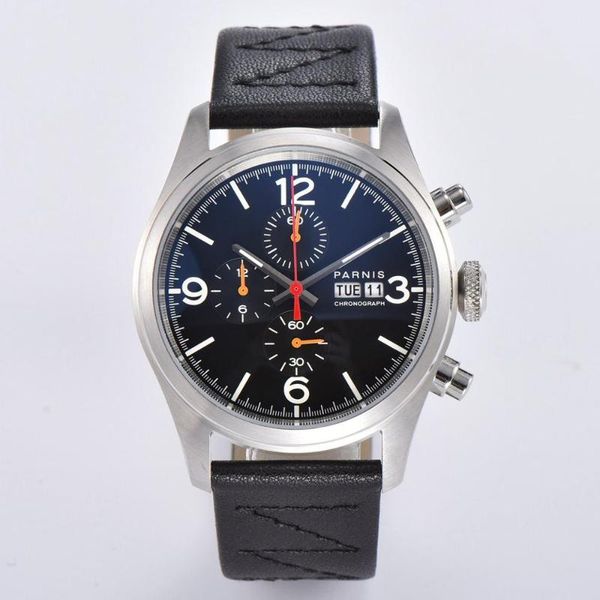 42mm date luminous quartz men's watch stainless silvery case black dial leather strap full chronograph men watches wristwatches, Slivery;brown
42mm date luminous quartz men's watch stainless silvery case black dial leather strap full chronograph men watches wristwatches, Slivery;brown
