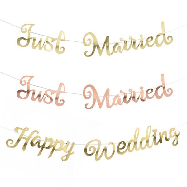 party decoration gold silver happy birthday banner bunting just married hanging garland wedding decor home
party decoration gold silver happy birthday banner bunting just married hanging garland wedding decor home