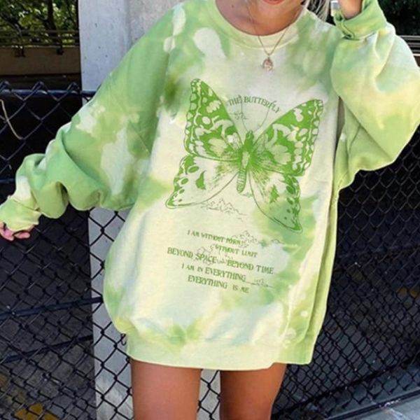 women's hoodies & sweatshirts 2021 fashion women tie dye o neck long sleeve sweet butterfly print pullovers female 2xl, Black
women's hoodies & sweatshirts 2021 fashion women tie dye o neck long sleeve sweet butterfly print pullovers female 2xl, Black