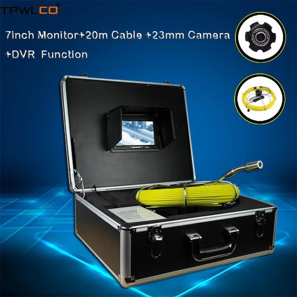 cameras sewer drain pipeline industrial system with dvr function 7" lcd tft ip68 waterproof 23mm head 20m cable
cameras sewer drain pipeline industrial system with dvr function 7" lcd tft ip68 waterproof 23mm head 20m cable