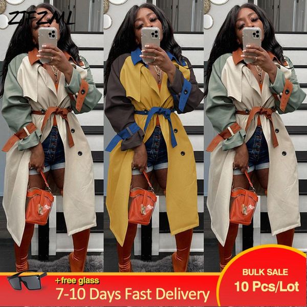 women's trench coats wholesale bulk items lots women casual long coat jackets with sashes double breasted straight windbreaker female o, Tan;black
women's trench coats wholesale bulk items lots women casual long coat jackets with sashes double breasted straight windbreaker female o, Tan;black