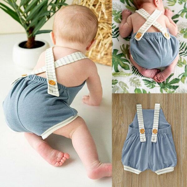 jumpsuits baby summer clothing 0-3y infant kids boys girls stripe romper clothes sleeveless cross backless jumpsuit outfits set, Blue
jumpsuits baby summer clothing 0-3y infant kids boys girls stripe romper clothes sleeveless cross backless jumpsuit outfits set, Blue