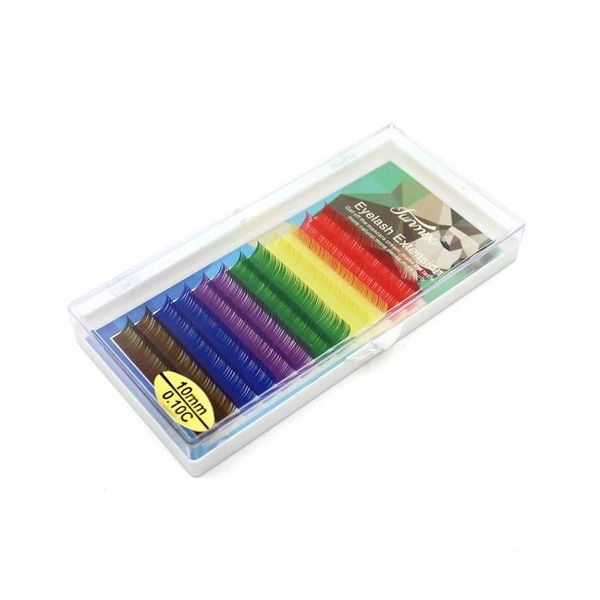false eyelashes funmix 0.1mm c/d curl individual mix candy colors eyelash natural soft fake extension colorful makeup tool
false eyelashes funmix 0.1mm c/d curl individual mix candy colors eyelash natural soft fake extension colorful makeup tool