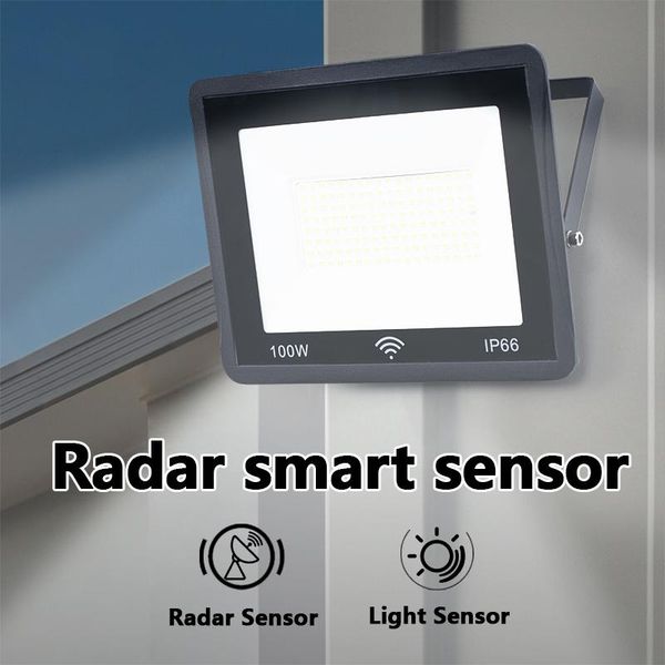 floodlights radar smart floodlight hidden sensor waterproof outdoor lamps with energy-saving light control for garden corridor wall
floodlights radar smart floodlight hidden sensor waterproof outdoor lamps with energy-saving light control for garden corridor wall