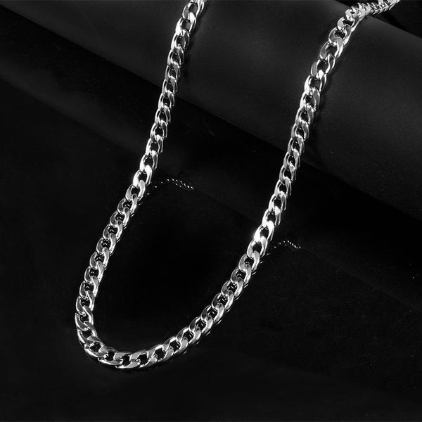 chains hip hop pendant chain men's necklace personality sweater decoration titanium steel men and women couple, Silver
chains hip hop pendant chain men's necklace personality sweater decoration titanium steel men and women couple, Silver
