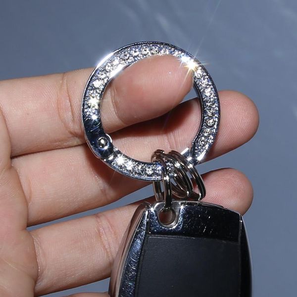 keychains car crystal rhinestones keyring stainless steel keychain key holder chain purse bag buckle accessories gift, Silver
keychains car crystal rhinestones keyring stainless steel keychain key holder chain purse bag buckle accessories gift, Silver