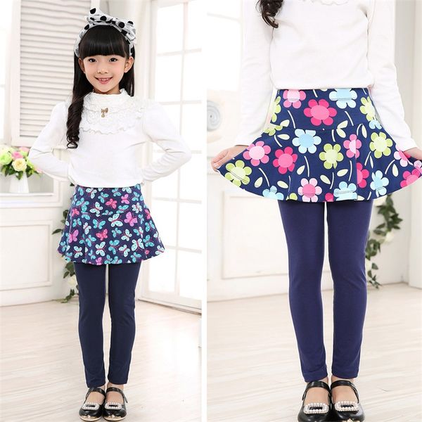 cotton kids girls leggings with skirt culottes render pants for children flower floral printed elastic pencil pants trousers 2554 q2, Blue
cotton kids girls leggings with skirt culottes render pants for children flower floral printed elastic pencil pants trousers 2554 q2, Blue