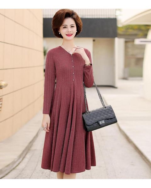 spring autumn ladies dress large size fashion v-neck neck long sleeve base vestidos solid color loose a-line b303 casual dresses, Black;gray
spring autumn ladies dress large size fashion v-neck neck long sleeve base vestidos solid color loose a-line b303 casual dresses, Black;gray