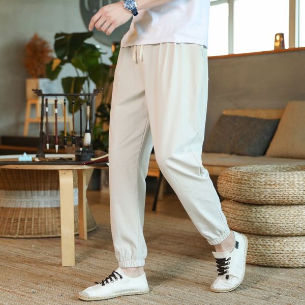 m-5xl elastic waist plus size men harem pants 2021 new vintage streetwear man casual ankle pants linen male trousers xxxxxl, Black
m-5xl elastic waist plus size men harem pants 2021 new vintage streetwear man casual ankle pants linen male trousers xxxxxl, Black