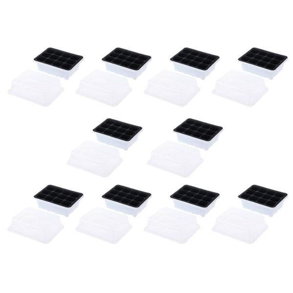 planters & pots 10 pack tray starter with dome and base 12 cells for gardening bonsai - white
planters & pots 10 pack tray starter with dome and base 12 cells for gardening bonsai - white