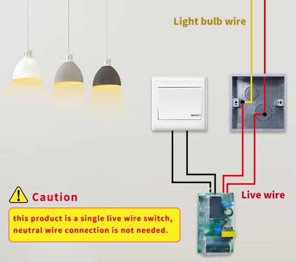 smart home control 1pc ewelink wifi light switch module 180-240v diy single fire modification uk no neutral wire needed automation modules
smart home control 1pc ewelink wifi light switch module 180-240v diy single fire modification uk no neutral wire needed automation modules