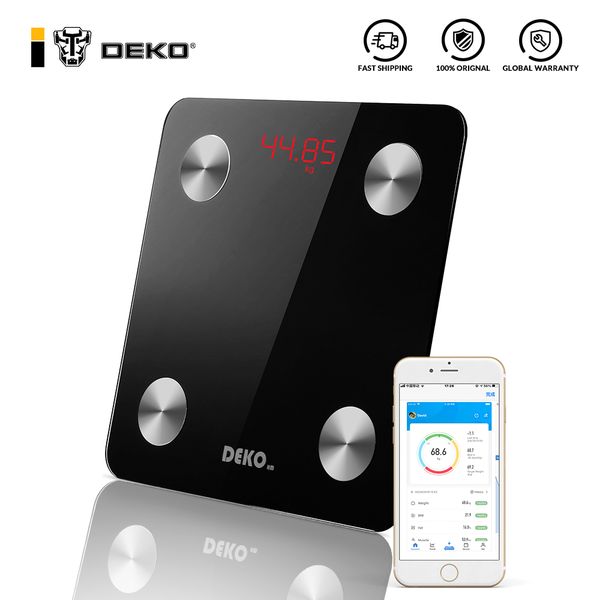 deko body fat scale smart bluetooth bathroom weight scale health monitoring wireless digital bmi body composition analyzer
deko body fat scale smart bluetooth bathroom weight scale health monitoring wireless digital bmi body composition analyzer