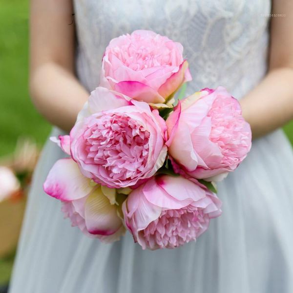 european artificial peony flower decoration fake silk home el diy crown wedding decorative flowers & wreaths1
european artificial peony flower decoration fake silk home el diy crown wedding decorative flowers & wreaths1