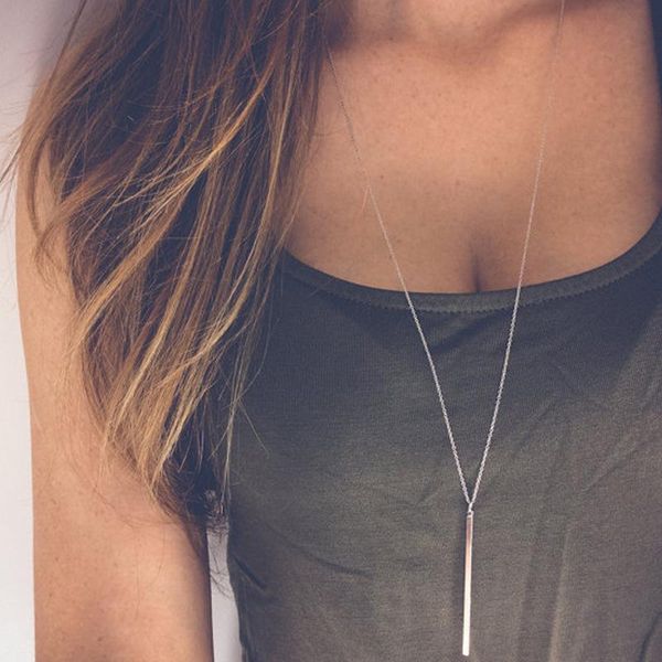 chains long rod y2k necklace gold silver bar drop stick strop pendant link chain fashion jewelry accessories for women collares
chains long rod y2k necklace gold silver bar drop stick strop pendant link chain fashion jewelry accessories for women collares