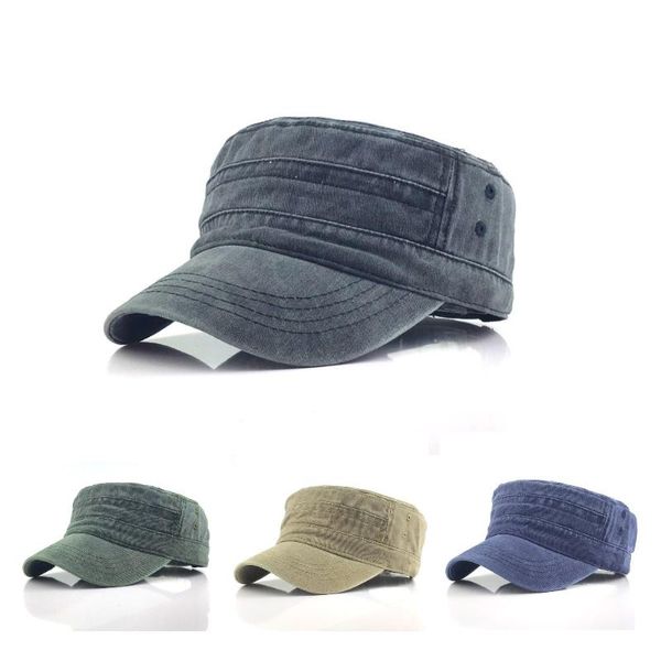 wide brim hats 1pc solid color men's army cap military adjustable flat classical style sunscreen sun hat casual, Blue;gray
wide brim hats 1pc solid color men's army cap military adjustable flat classical style sunscreen sun hat casual, Blue;gray