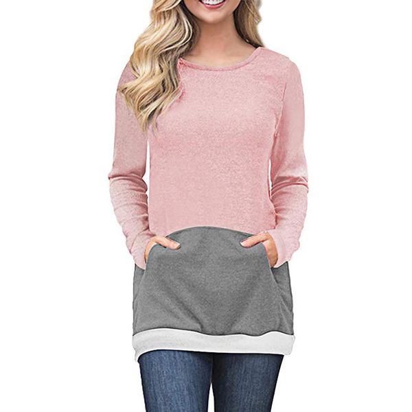 women's hoodies & sweatshirts bhplushyee pink spliced casual sweatshirt women fashion long sleeve autumn winter jumpers female slim 2, Black
women's hoodies & sweatshirts bhplushyee pink spliced casual sweatshirt women fashion long sleeve autumn winter jumpers female slim 2, Black