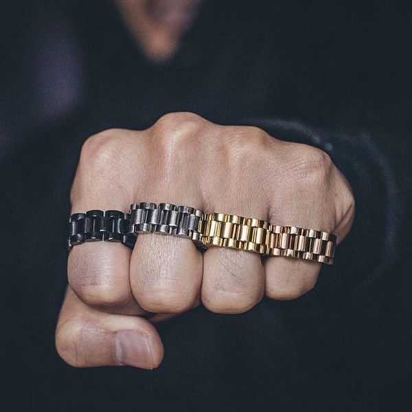 cluster rings men's stainless steel chain ring in silver tone 10mm designer watchbrand confirt fit man dropship jewelry, Golden;silver
cluster rings men's stainless steel chain ring in silver tone 10mm designer watchbrand confirt fit man dropship jewelry, Golden;silver