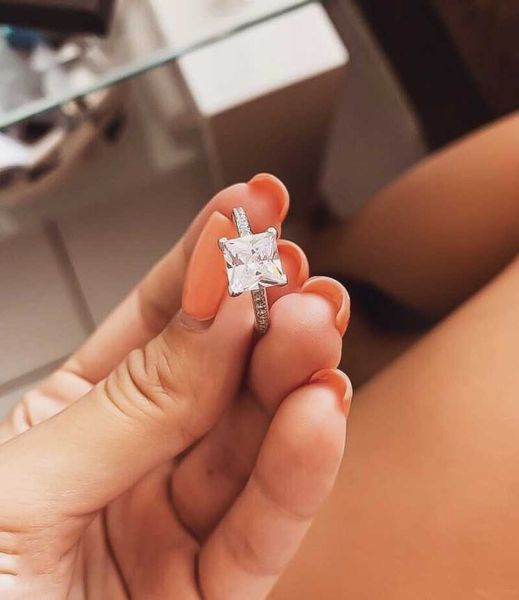 cluster rings emerald 925 sterling silver finger simple square princess cut diamond elegant ring for women engagement wedding jewelry, Golden;silver
cluster rings emerald 925 sterling silver finger simple square princess cut diamond elegant ring for women engagement wedding jewelry, Golden;silver
