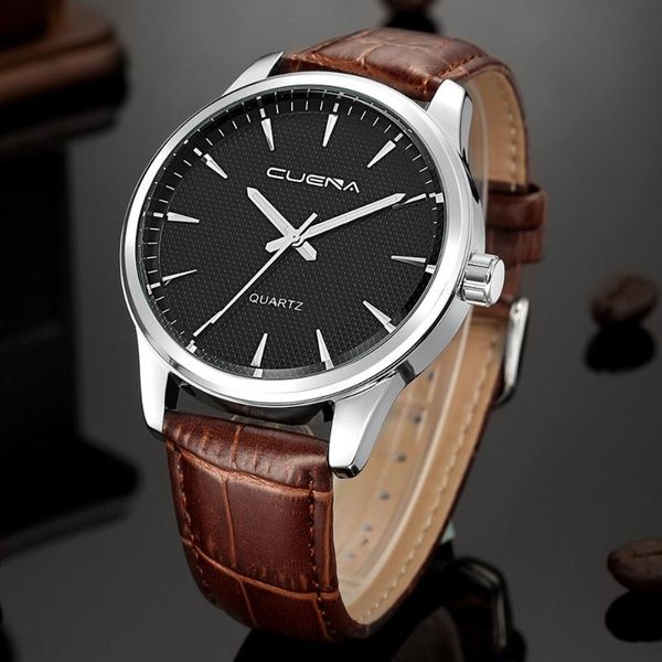 wristwatches cuena men wrist watch fashion leather sport quartz noctilucent stainless steel watches man mens creative relogio masculino, Slivery;brown
wristwatches cuena men wrist watch fashion leather sport quartz noctilucent stainless steel watches man mens creative relogio masculino, Slivery;brown