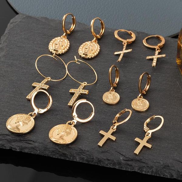 dangle & chandelier fashion vintage crystal cross earrings for women geometric gold metal portrait hanging 2021 trend party female jewelry, Silver
dangle & chandelier fashion vintage crystal cross earrings for women geometric gold metal portrait hanging 2021 trend party female jewelry, Silver