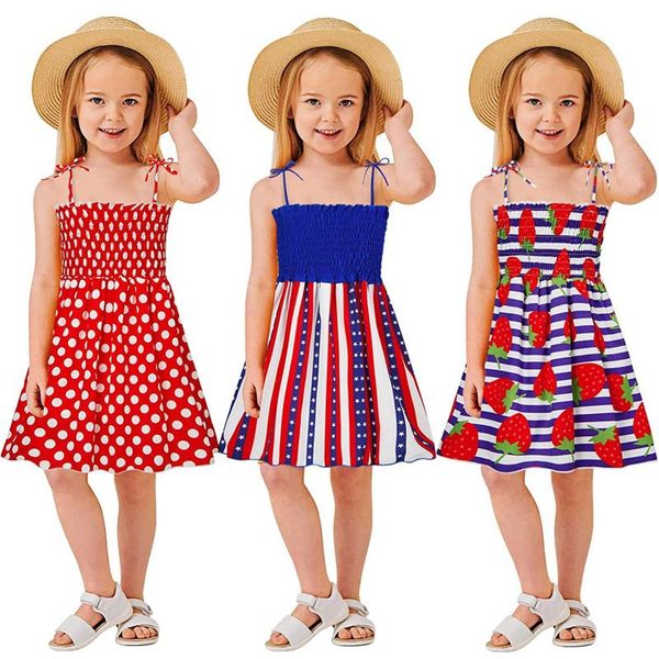girl's dresses summer girls stripe strawberry suspender dress children korean version sleeveless casual beach for girl, Red;yellow
girl's dresses summer girls stripe strawberry suspender dress children korean version sleeveless casual beach for girl, Red;yellow