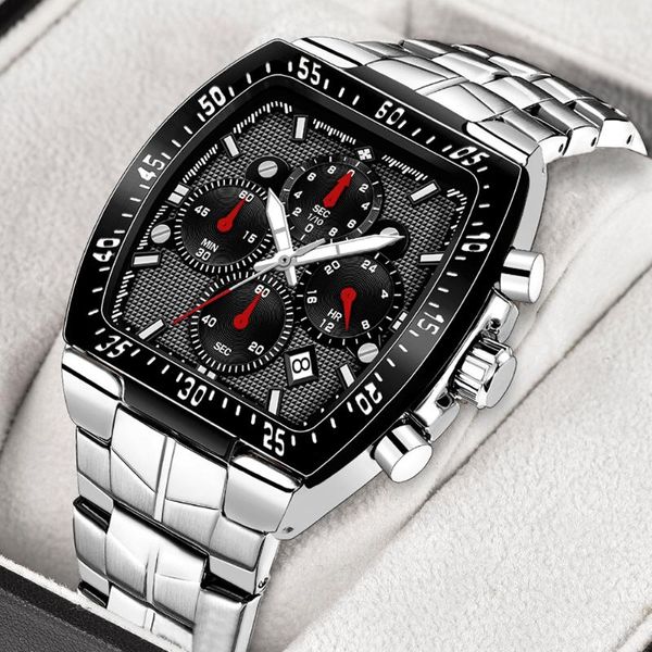 wristwatches 2021 wwoor mens watches men's wristwatch stainless steel quartz watch sports waterproof clock reloj hombre, Slivery;brown
wristwatches 2021 wwoor mens watches men's wristwatch stainless steel quartz watch sports waterproof clock reloj hombre, Slivery;brown
