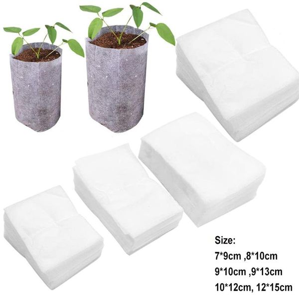 planters & pots 100/200pcs biodegradable non-woven nursery bags eco-friendly ventilate fabric planting growth seedling garden tools
planters & pots 100/200pcs biodegradable non-woven nursery bags eco-friendly ventilate fabric planting growth seedling garden tools