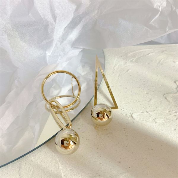 design jewelry wind personality geometric asymmetry 925 silver needle minority design sense ins cool wind exquisite earrings female, Golden
design jewelry wind personality geometric asymmetry 925 silver needle minority design sense ins cool wind exquisite earrings female, Golden