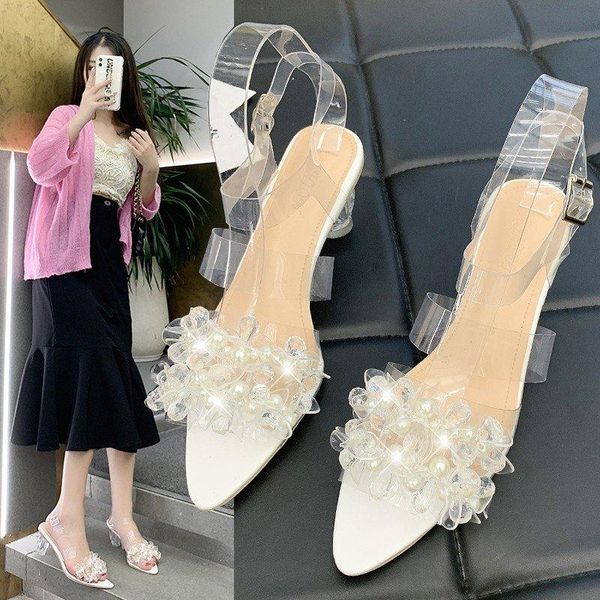 women fashion summer sandals crystal ankle strap pointed toe ladies tranparent high heel female thin heels shoes dress, Black
women fashion summer sandals crystal ankle strap pointed toe ladies tranparent high heel female thin heels shoes dress, Black